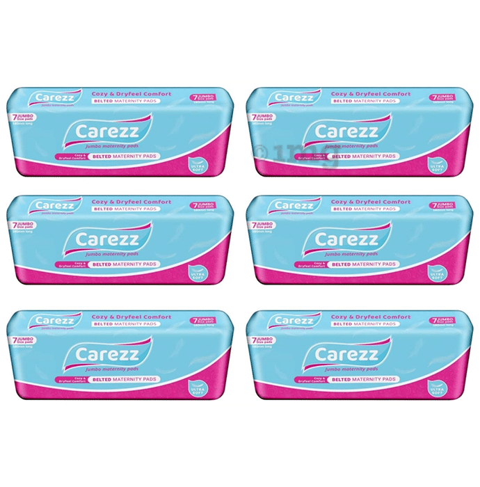 Carezz Belted Maternity Pads (7 Each)