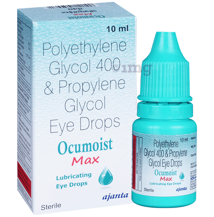 Ocumoist Max Polyethylene Glycol 400 & Propylene Glycol Lubricating Eye Drop