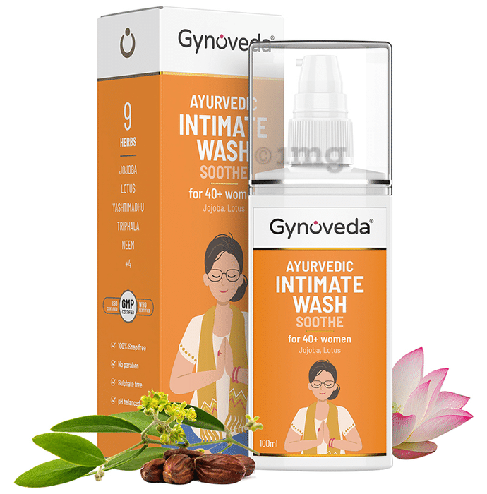 Gynoveda Ayurvedic Intimate Wash Soothe for 40+ Women