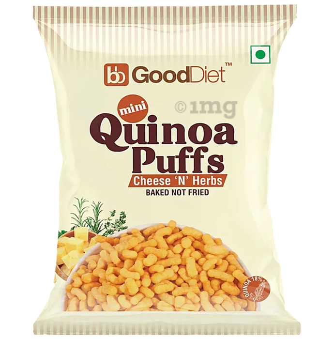 GoodDiet Quinoa Puffs Cheese and Herbs