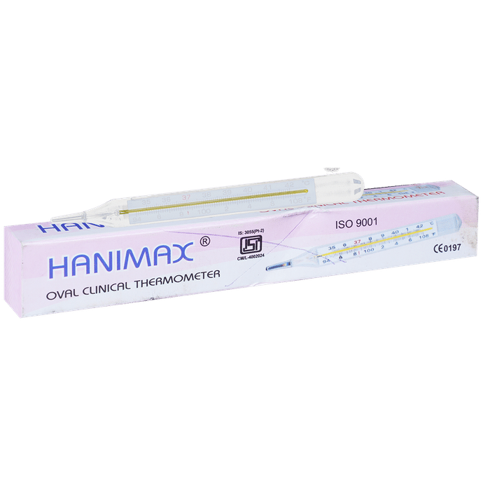 Hanimax Oval Clinical Thermometer