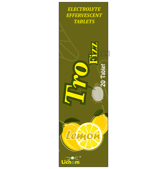 Tro Fizz Effervescent Tablet Lemon