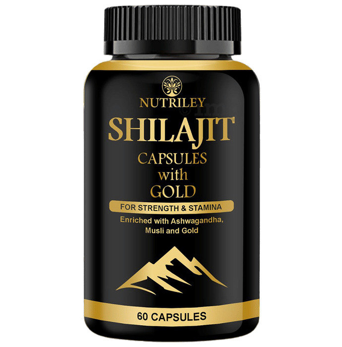 Nutriley Shilajit Capsule with Gold