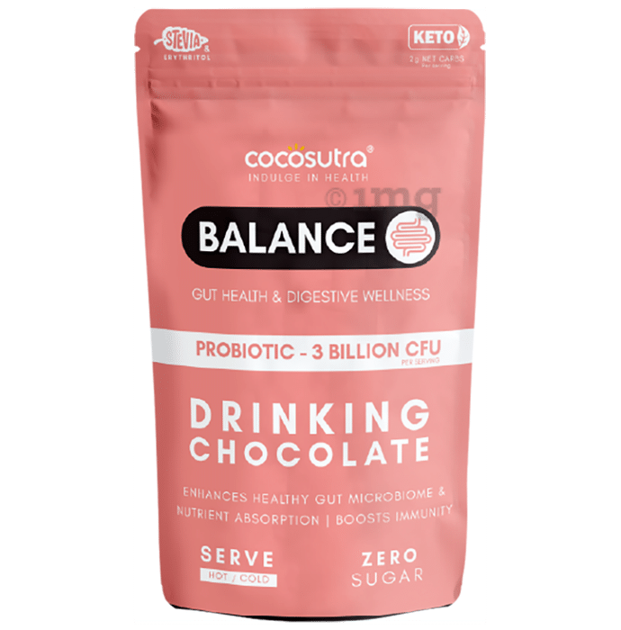 Cocosutra Balance Probiotic 3 Billion CFU Drinking Chocolate Mix