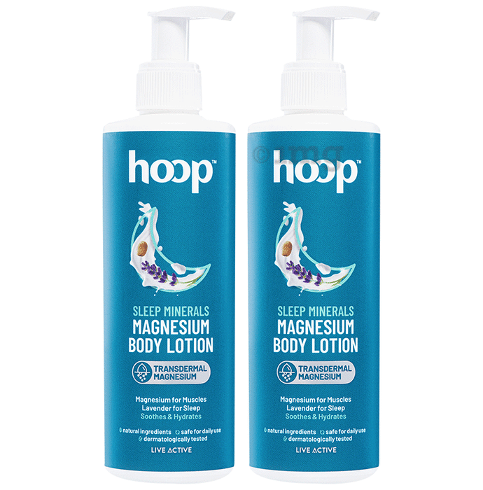 Hoop Sleep Minerals Magnesium Body Lotion (250ml Each)