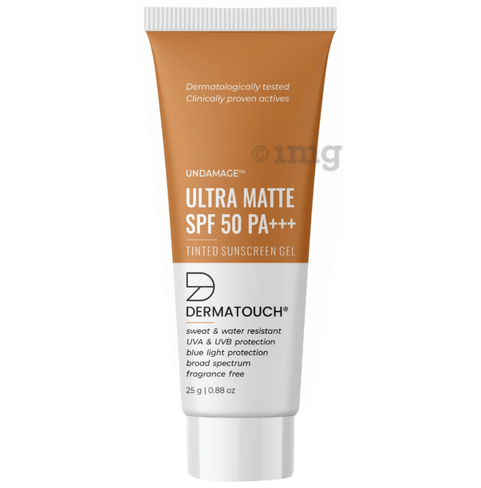 Dermatouch Ultra Matte Tinted Sunscreen Gel SPF 50 PA+++