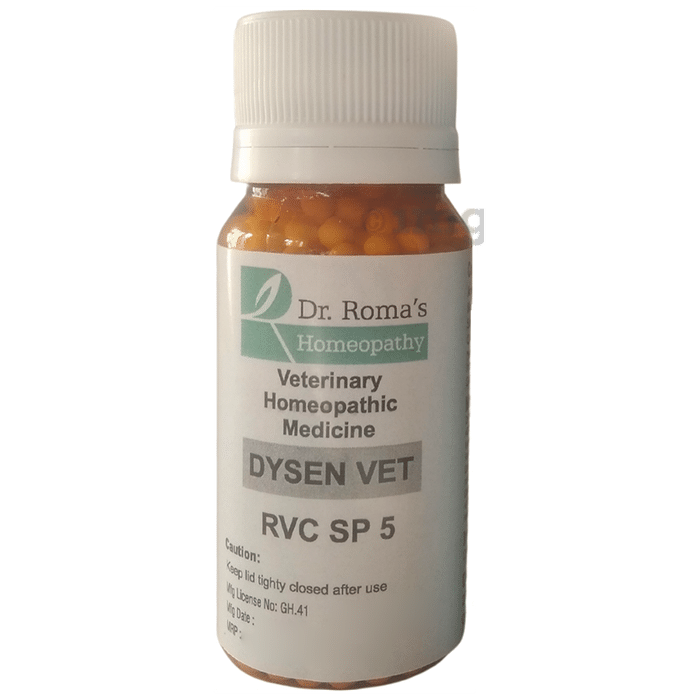 Dr. Romas Homeopathy RVC SP 5 Dysen Vet Globules