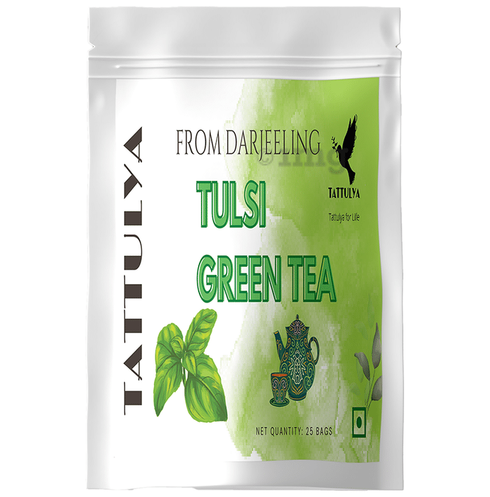 Tattulya Tulsi Green Tea Sachet (1.8gm Each)