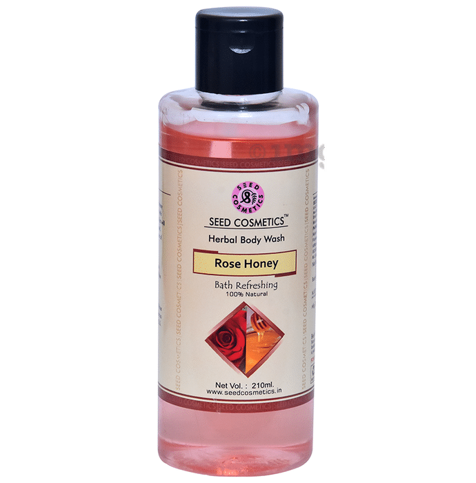 Seed Cosmetics Rose Honey Herbal Body Wash