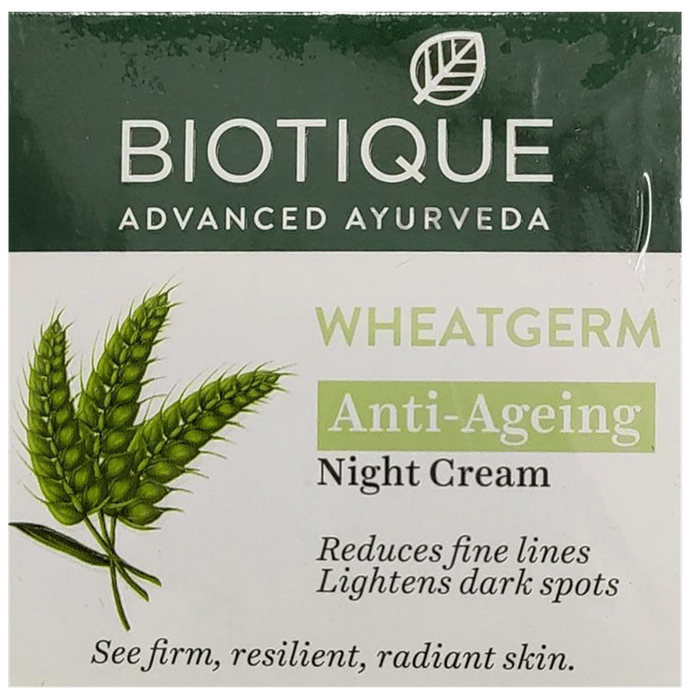 Biotique Advanced Ayurveda Wheat Germ Anti-Ageing Night Cream