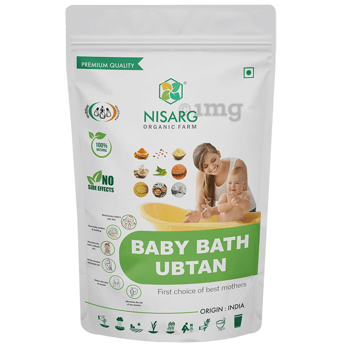Nisarg Organic Farm Baby Bath Ubtan Powder
