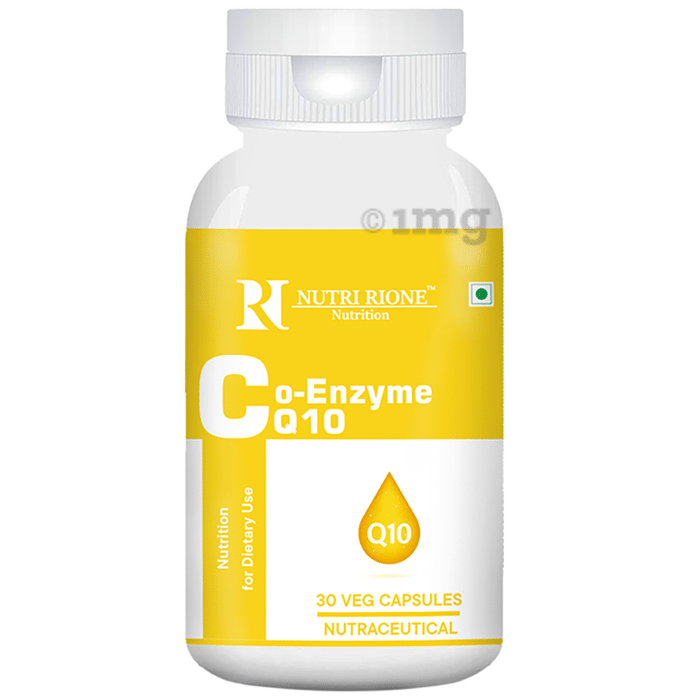 NutriRione Co-Enzyme Q 10 Veg Capsules