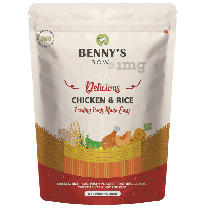 Bennys Bowl Chicken & Rice(300gm Each) Pet Food