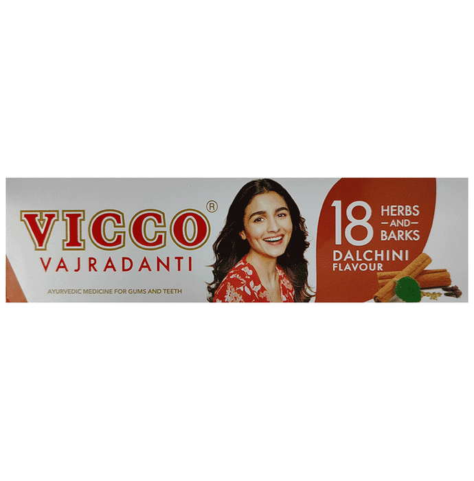 Vicco Vajradanti Ayurvedic Medicine for Healthy Gums and Teeth | Dalchini