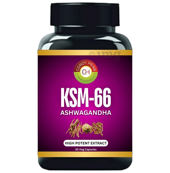 Cordy Herb KSM 66 Ashwagandha Veg Capsule