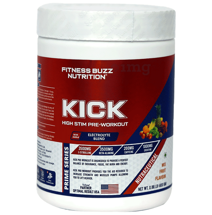 Fitness Buzz Nutrition Kick Powder Mix Fruit