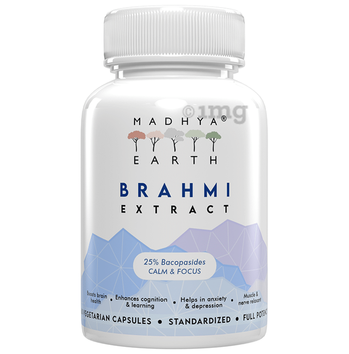 Madhya Earth Brahmi Extract Vegetarian Capsule