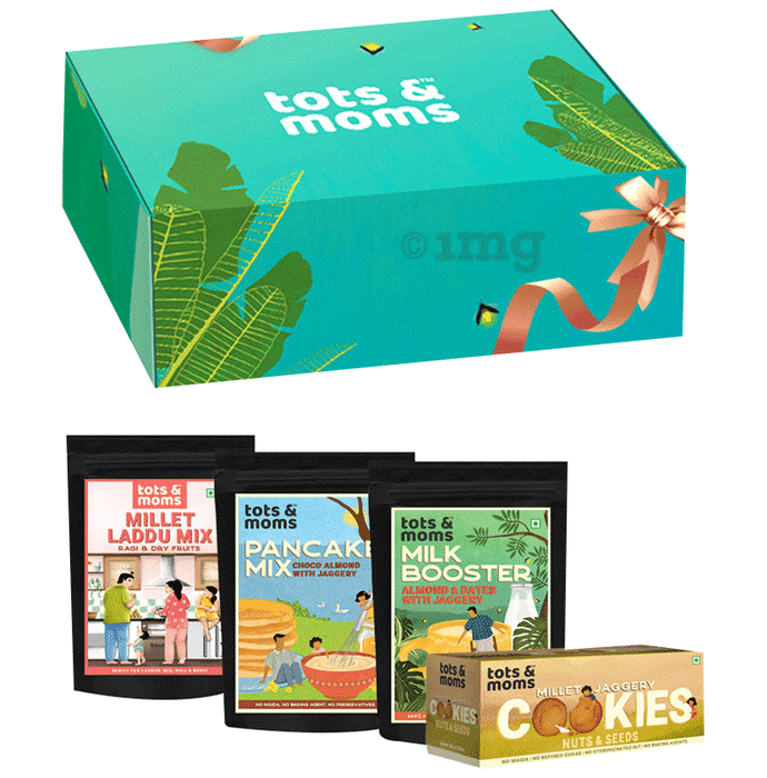 Tots and Moms Healthy Snacks Gift Box for Kids