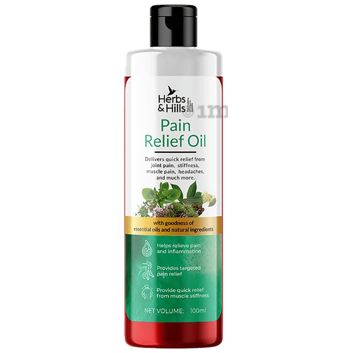 Herbs & Hills Pain Relief Oil Buy bottle of 100.0 ml Oil at best price in India 1mg
