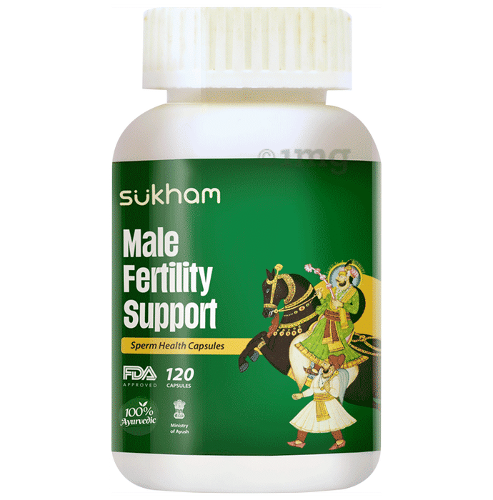 Sukham Male Fertility Support Capsule Buy Bottle Of 1200 Capsules At Best Price In India 1mg 