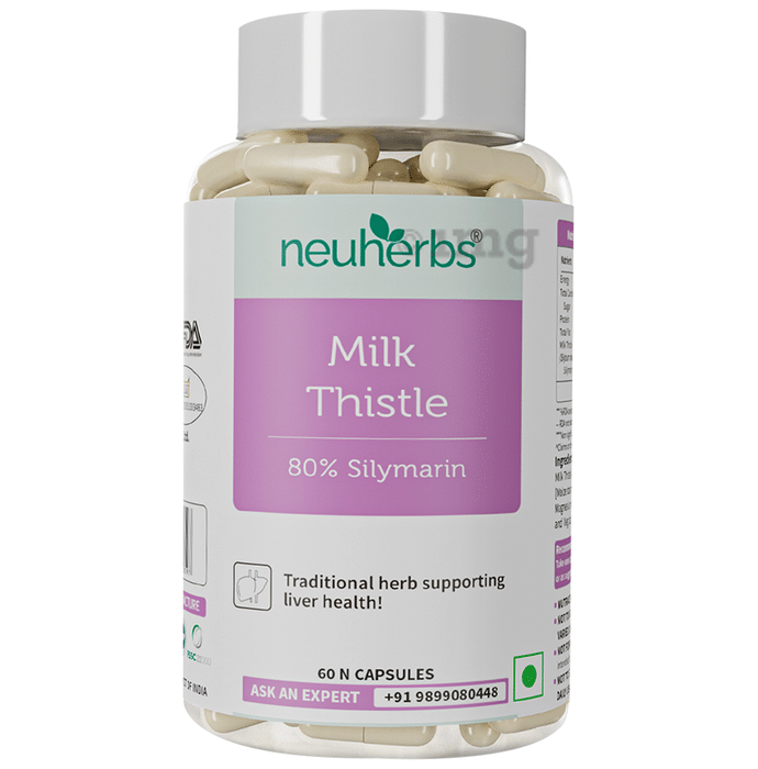 Neuherbs Milk Thistle 80% Silymarin Capsule