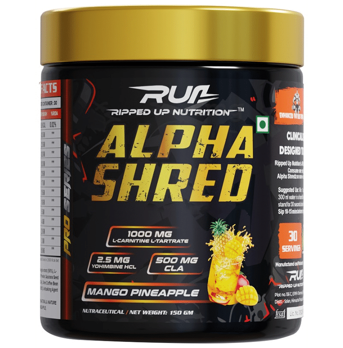 Ripped Up Nutrition Alpha Shared Pro Powder Mango Pineapple
