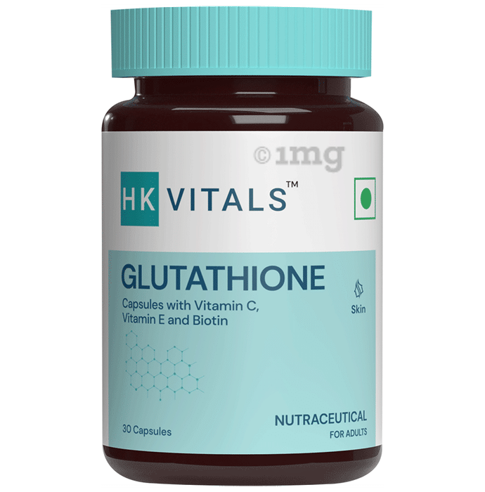 Healthkart HK Vitals Glutathione 500mg | Capsule for Skin Health