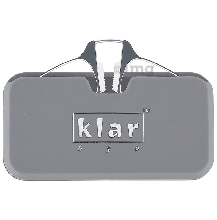 Klar Eye K 111 Quik Smartphone Power Reading Glasses for Men and Women Grey Optical Power +1.25