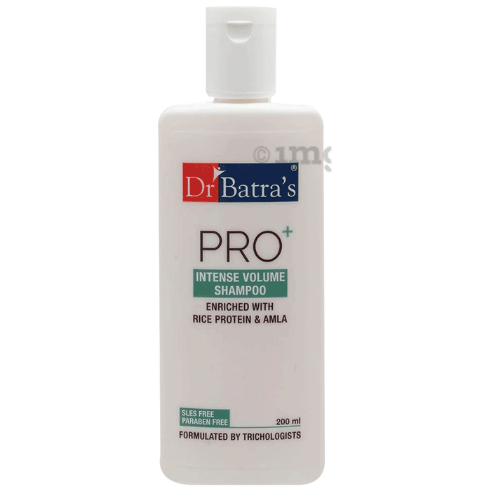 Dr Batra's Pro+ Intense Volume Shampoo Enriched with Rice Protein & Amla