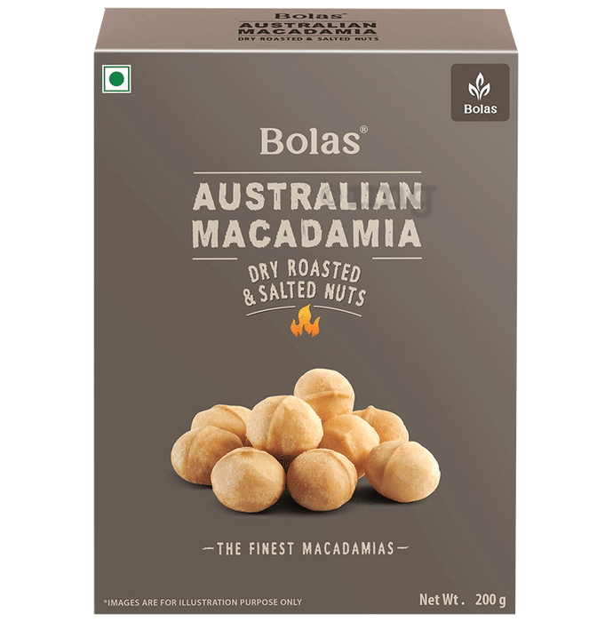 Bolas Australian Macadamia Dry Roasted & Salted Nuts