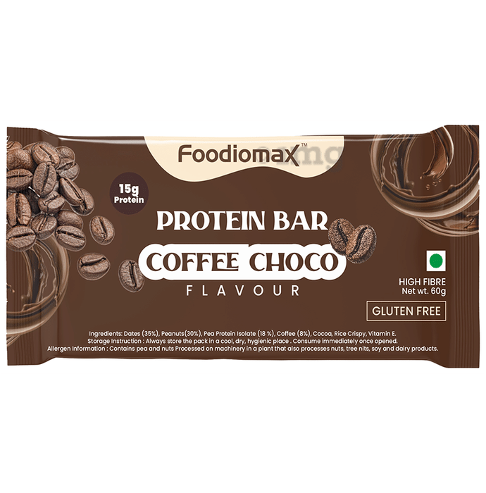 Foodiomax Protien Bar (60gm Each) Coffee Choco