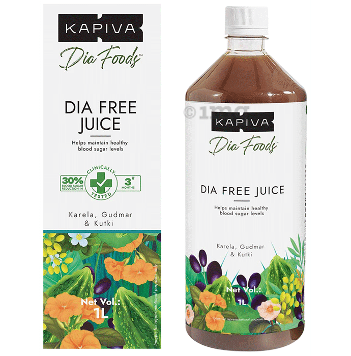 Kapiva Diafree Juice for Diabetes Care | Helps Maintain Healthy Blood Sugar Levels