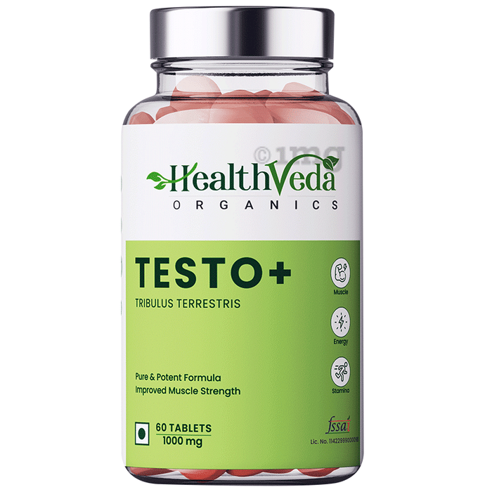 HealthVeda Testo + Tribulus Terrestris Tablet