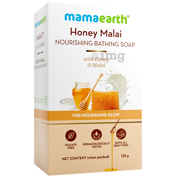 Mamaearth Honey Malai Nourishing Bathing Soap