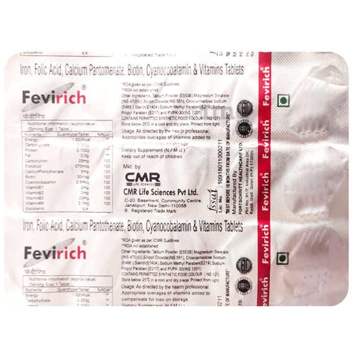 Fevirich Tablet