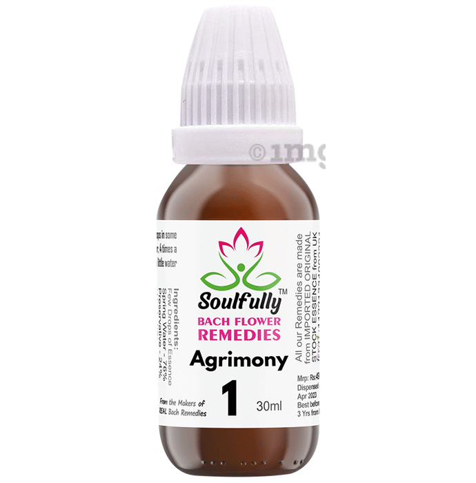 Soulfully Agrimony Bach Flower Remedies Drops