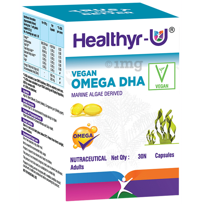 Healthyr-U Vegan Omega DHA Capsule