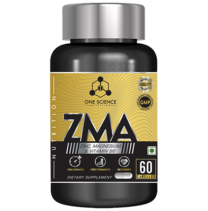 One Science Nutrition ZMA Zinc, Magnesium & Vitamin B6 Capsule