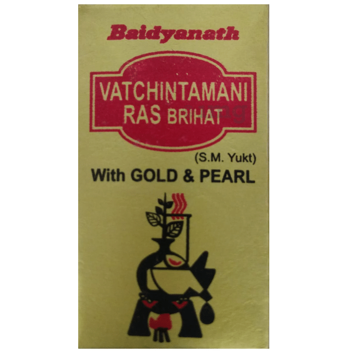 Baidyanath Vatachintamani Ras Vrihat With Gold and Pearl Tablet