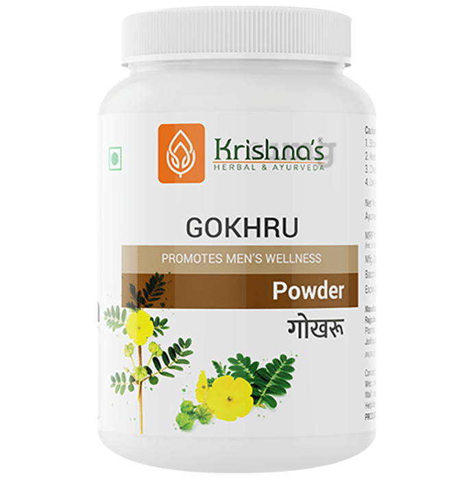 Krishna's Herbal & Ayurveda Gokhru Powder