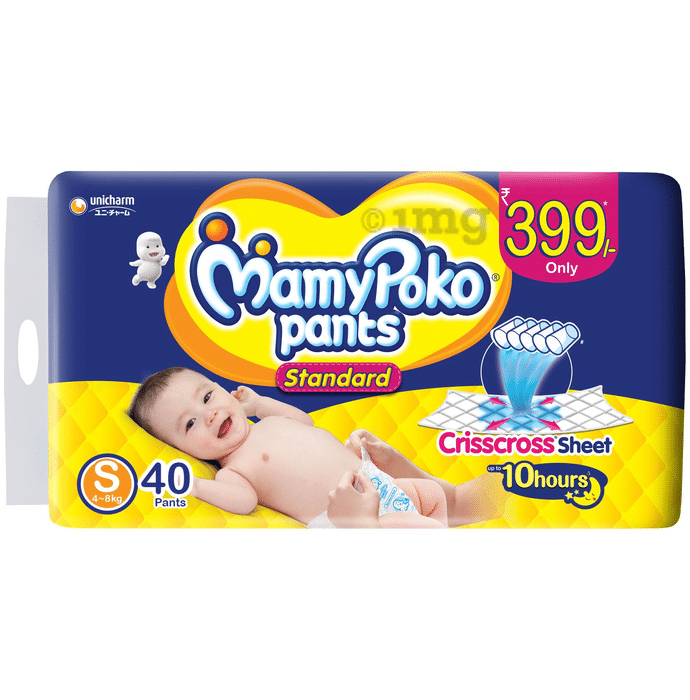 Buy MAMY POKO PANTS STANDARD PANT STYLE LARGE SIZE DIAPERS - 34 COUNT  Online & Get Upto 60% OFF at PharmEasy