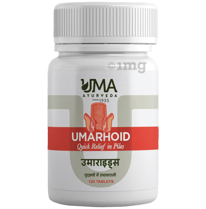 Uma Ayurveda Umarhoid Ayurvedic Tablets For Piles | Digestive Health