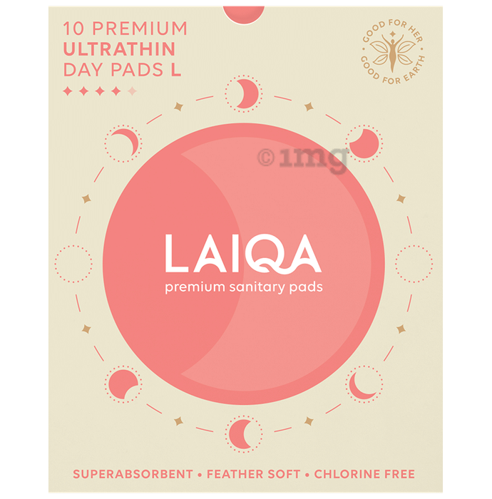 Laiqa Premium Sanitary Pads Ultrathin Day Large