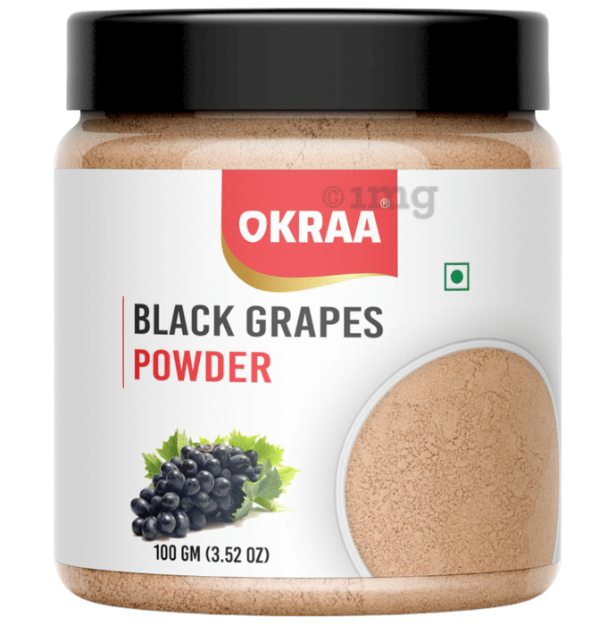 Okraa Black Grapes Powder