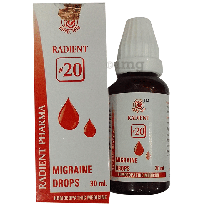 Radient #20 Migraine Drops