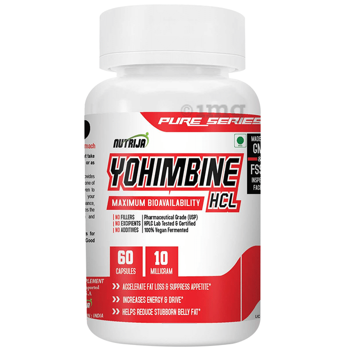 Nutrija Yohimbine HCL 10 MG Capsule