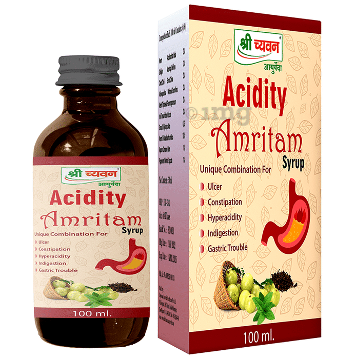 Shri Chyawan Acidity Amritam Syrup (100ml Each)