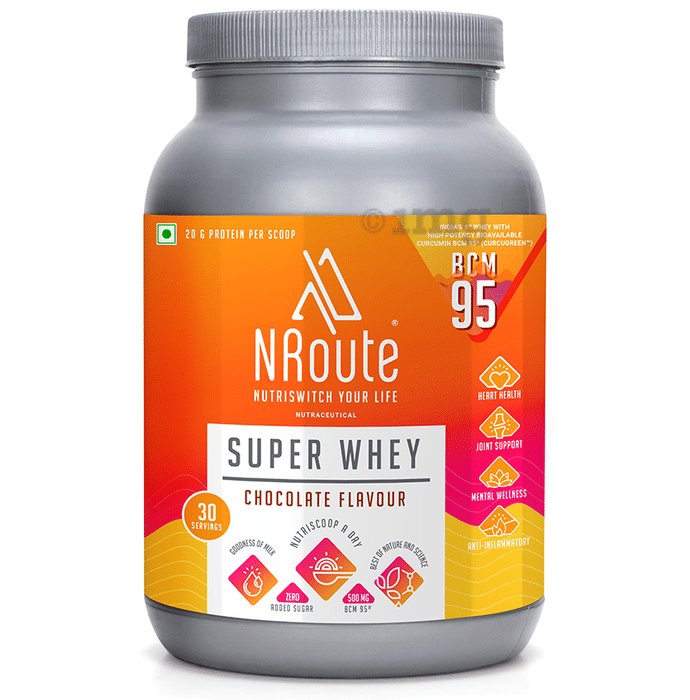Nroute Super Whey Protein Powder Chocolate