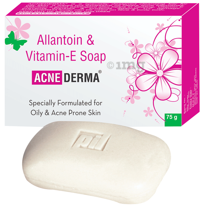 PIL Acne Derma Soap - Acne & Pimple Free Skin - Specially Formulated For Oily & Acne Prone Skin