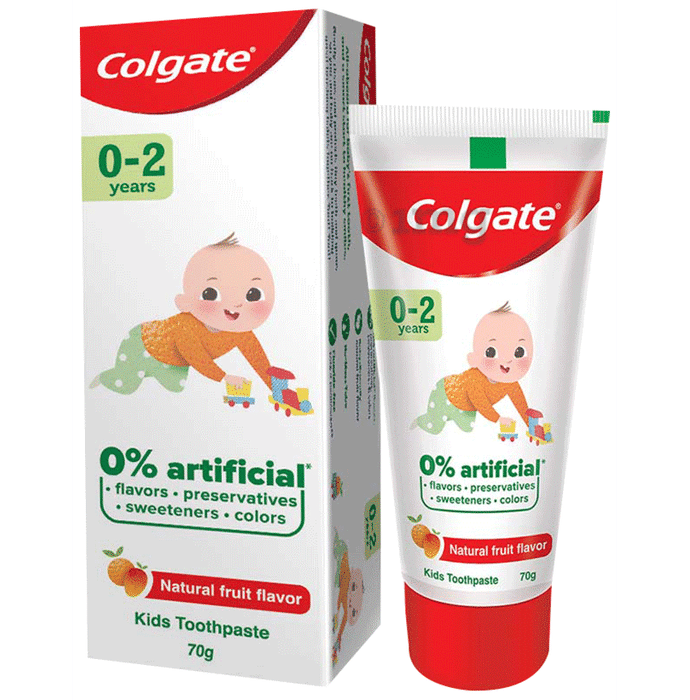 Colgate Natural Fruit Toothpaste for Kids (0-2 Years)